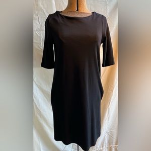 Adrienne Vittadini Black Shift Dress